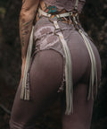 versatile leather fringe harness for open or closed styling – bijou by juju
