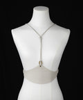 Modern leather corset for adaptable fashion styling