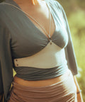 Handmade leather corset designed to accentuate the waist