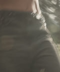 Statement leather fringe belt designed to accentuate hip movement